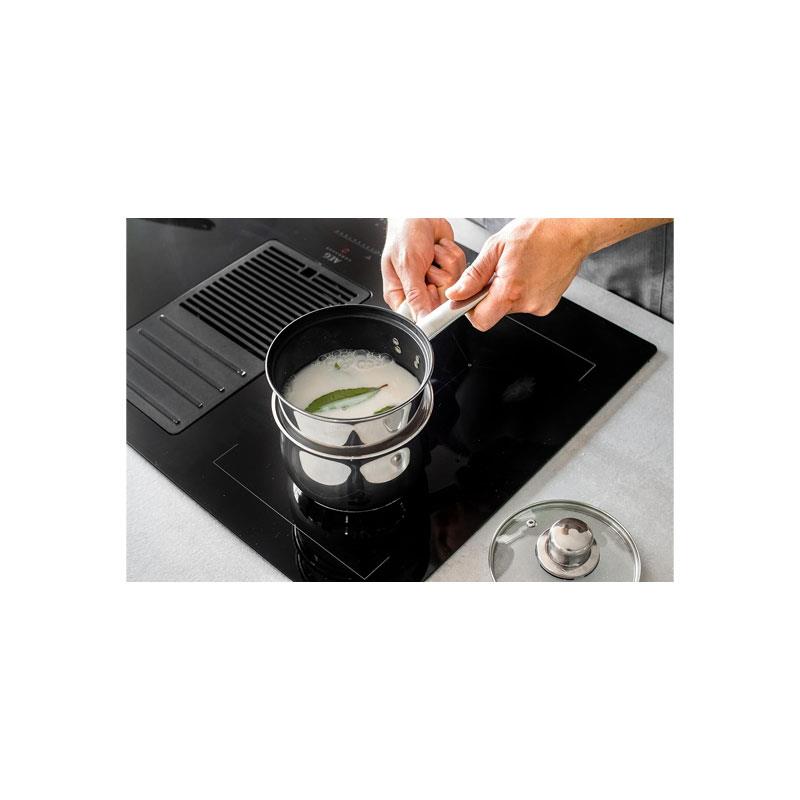 KitchenCraft Porringer/Bain Marie Saucepan Set Double Boiler Stainless Steel 16cm/5 Litres Silver