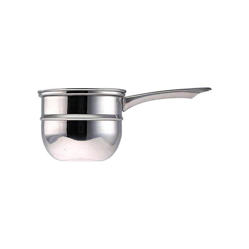 KitchenCraft Porringer/Bain Marie Saucepan Set Double Boiler Stainless Steel 16cm/5 Litres Silver