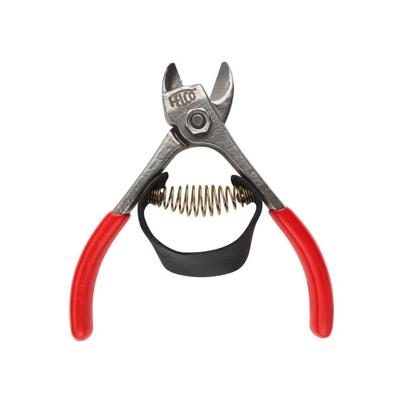 Felco Model 330 Fruit Clipper Carbon Steel Blades Anvil Style Cut Silver/Red Main image
