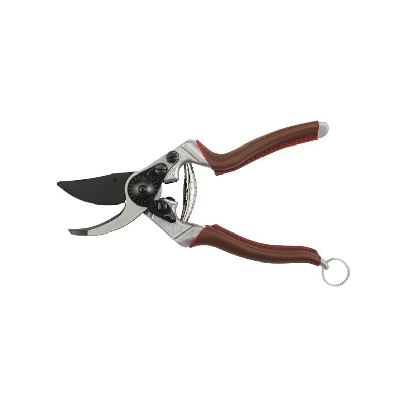 Felco Model 8 Elite Secateurs LRG Hands Hardened Carbon Steel Blade F Tech Coating Precision Forged Cover Right Handed 25mm Cut Pruning Fruit Trees Black