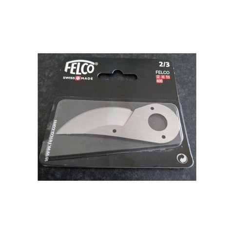 Felco Replacement Cutting Blade for Pruning Shears Models 2 4 11 and 400 High-Carbon Steel Silver 1 Piece Gray