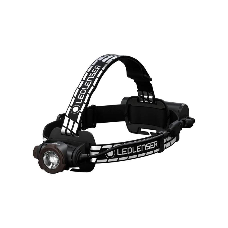 Ledlenser H7R Signature Rechargeable Outdoor LED Head Torch Super Bright 1200 Lumens Headlamp 260 Meter Focus 65 Hours Running Time Black Main image