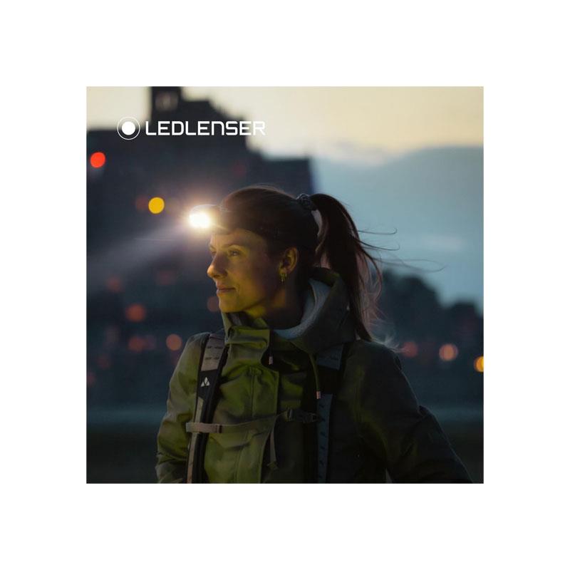 Ledlenser HF8R Core Rechargeable 1600 Lumen LED Head Torch Super Bright Digital Focus Red Light Headlamp USB C Charger Black Secondary image