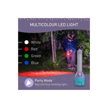 Ledlenser KIDBEAM4 Kids Torch 4 Colour LED AAA Battery Dinosaur Torch Pocket Clip Auto Shut-Off Fireman Gift For Children Purple