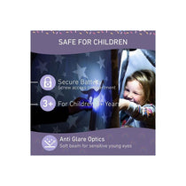 Ledlenser KIDBEAM4 Kids Torch 4 Colour LED AAA Battery Dinosaur Torch Pocket Clip Auto Shut-Off Fireman Gift For Children Purple