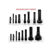 Ledlenser P6R LED Rechargeable Torch Super Bright 1200lm 320m Adjustable Focus 4 Modes Powerful 60 Hour Battery IP68 Waterproof Tactical Flashlight USB-C Black