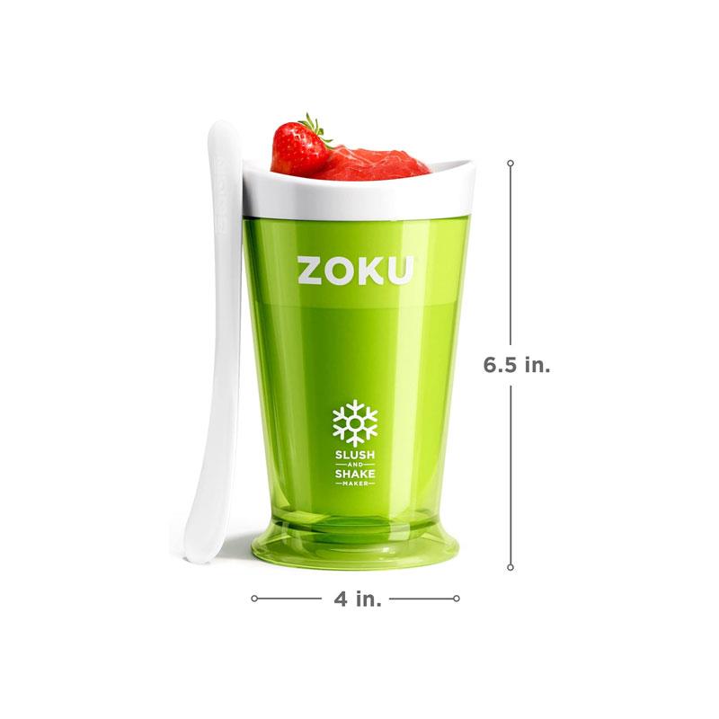 Zoku Slush And Shake Maker Plastic Green