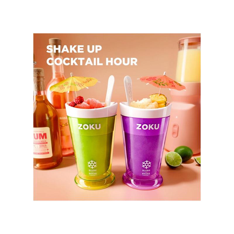 Zoku Slush And Shake Maker Plastic Green