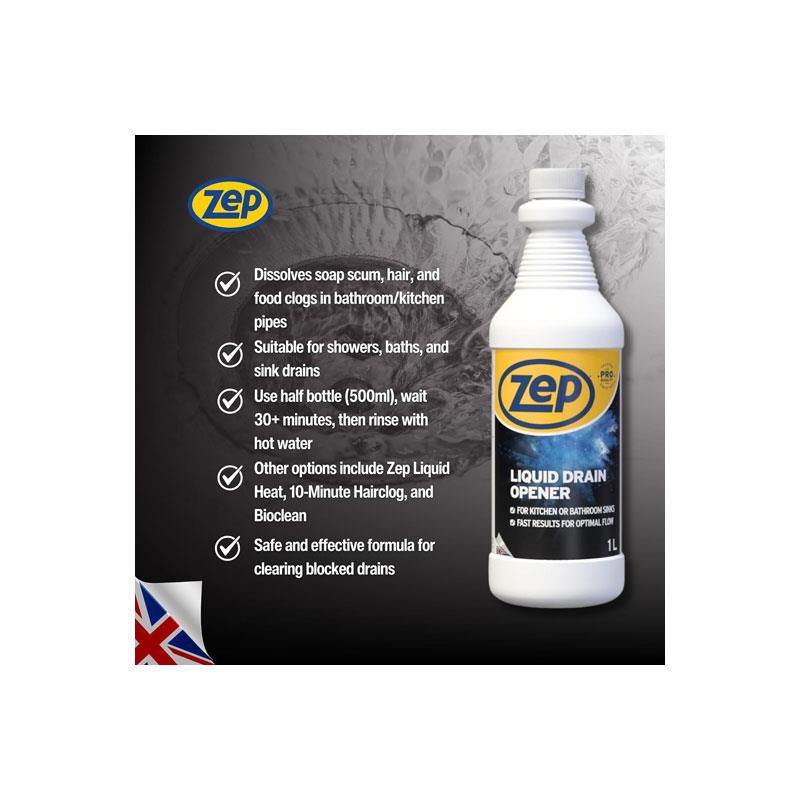 Zep Liquid Drain Opener 1 Litres