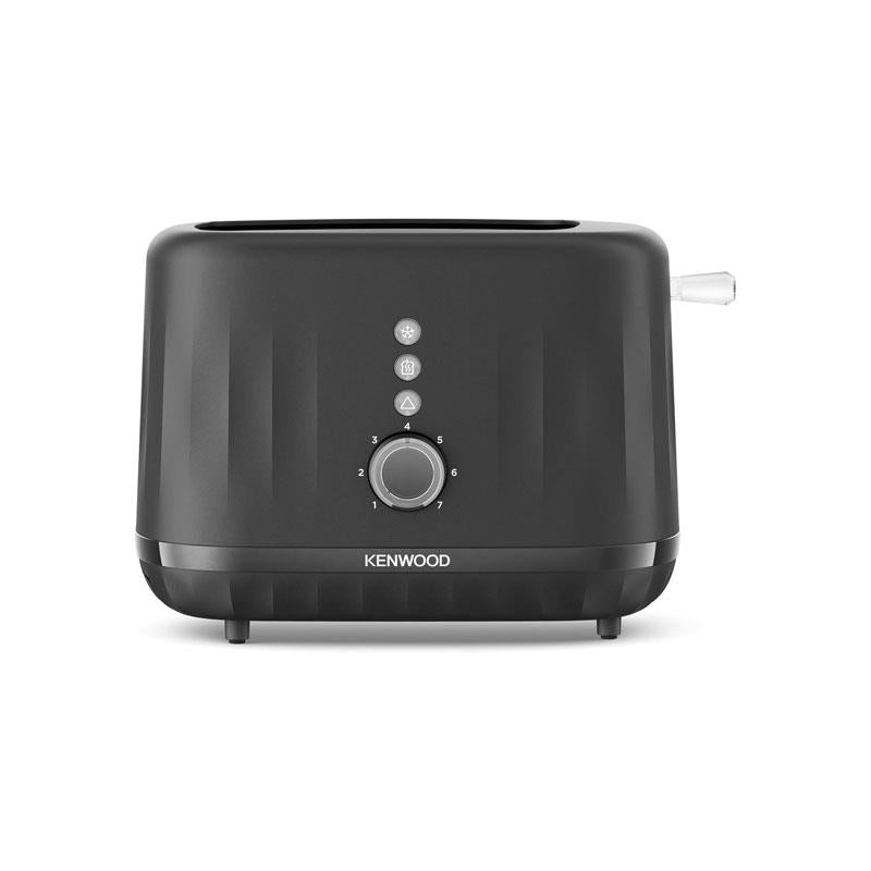 Kenwood Ripple 2 Slice Toaster With 7 Browning Settings Reheat Defrost Cancel Functions Pull Crumb Tray 850W Midnight Black