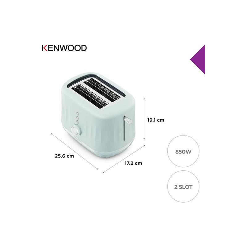 Kenwood Ripple 2 Slice Toaster With 7 Browning Settings Reheat Defrost Cancel Functions Pull Crumb Tray 850W Eggshell Blue Secondary image