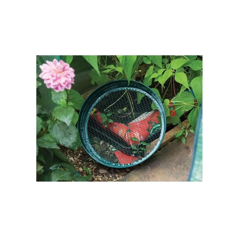 Draper Garden Soil Sieve Metal Heavy Duty Soil Compost Sieve Earth And Rocks Sifter Riddler Blue/Black Secondary image