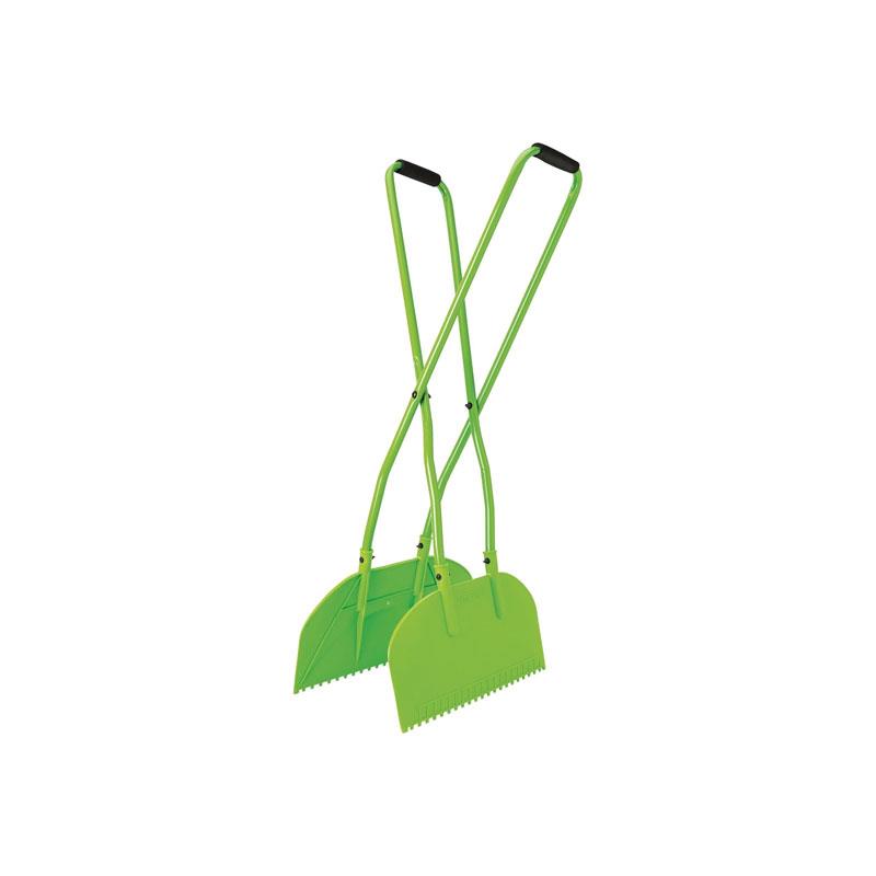 Draper Leaf Grabber Heavy Duty Garden Tools Grass Leaf Collector Long Handled Gardening Tools Green Main image