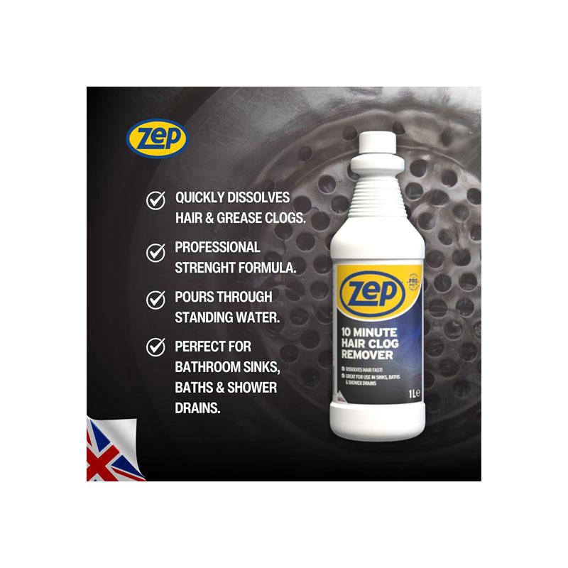 Zep 10 Minute Hair Clog Remover 1 Litres