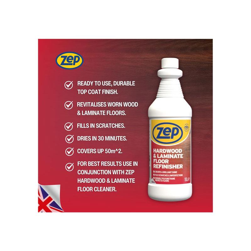 Zep Hardwood And Laminate Floor Refinisher 1 Litre