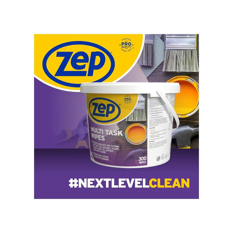 Zep Multi-Task Wipes 300 Pack