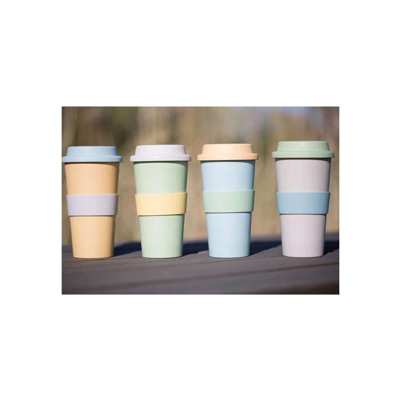 Natural Elements Travel Mug 375ml Eco Reusable Plastic Multicolour