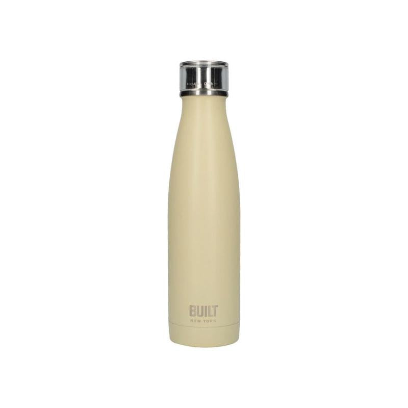 Built Double Walled Stainless Steel Water Bottle 500ml Vanilla Main image