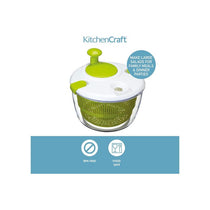 KitchenCraft Deluxe Salad Spinner And Dresser Plastic Large White/Green