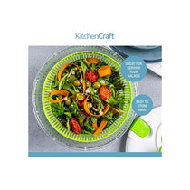 KitchenCraft Deluxe Salad Spinner And Dresser Plastic Large White/Green