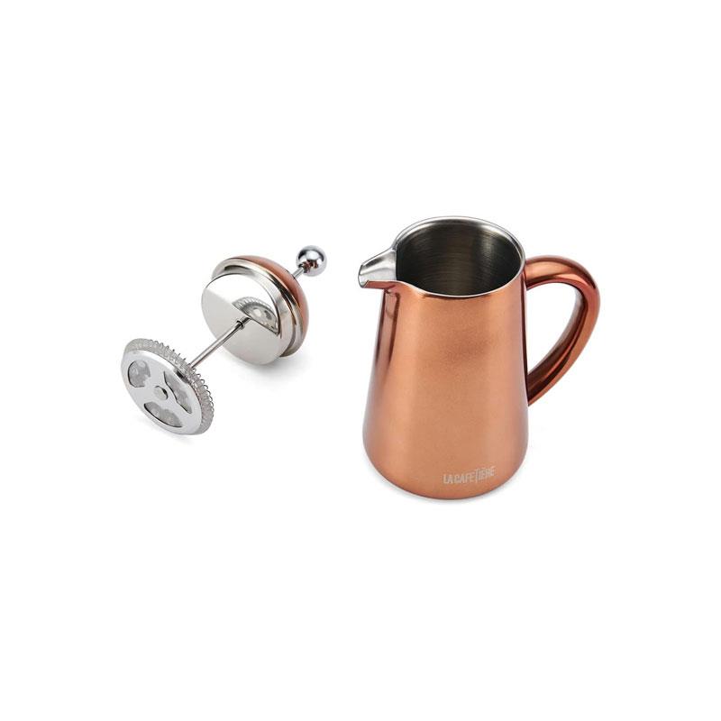 La Cafetiere Havana Double-Walled Cafetiere 3-Cup Stainless Steel Copper Secondary image