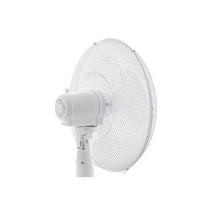 Powersonic 16 Inch Pedestal Fan With 3 Speed Settings Oscillation Adjustable Height 45W White