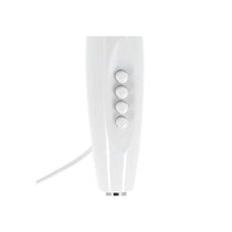 Powersonic 16 Inch Pedestal Fan With 3 Speed Settings Oscillation Adjustable Height 45W White