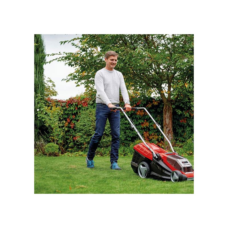 Einhell Cordless Lawn Mower Li 36V Power X Change 36cm Cutting Width 40L Grass Box with 2x4.0Ah Batteries & Dual Chargers