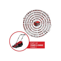 Einhell Cordless Lawn Mower Li 36V Power X Change 36cm Cutting Width 40L Grass Box with 2x4.0Ah Batteries & Dual Chargers