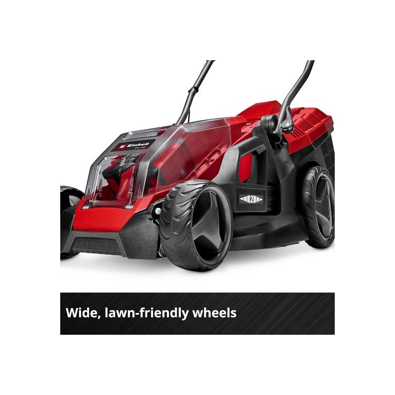 Einhell Cordless Lawn Mower Li 36V Power X Change 36cm Cutting Width 40L Grass Box with 2x4.0Ah Batteries & Dual Chargers