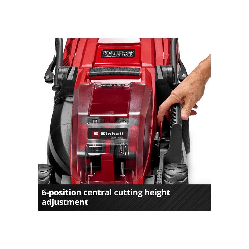 Einhell Cordless Lawn Mower Li 36V Power X Change 36cm Cutting Width 40L Grass Box with 2x4.0Ah Batteries & Dual Chargers