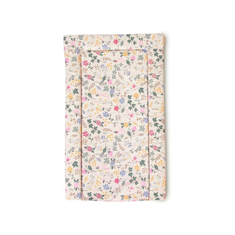 Red Kite Changing Mat With Flower Design And Raised Padded Edges Unisex Baby Rose And Ivy Main image