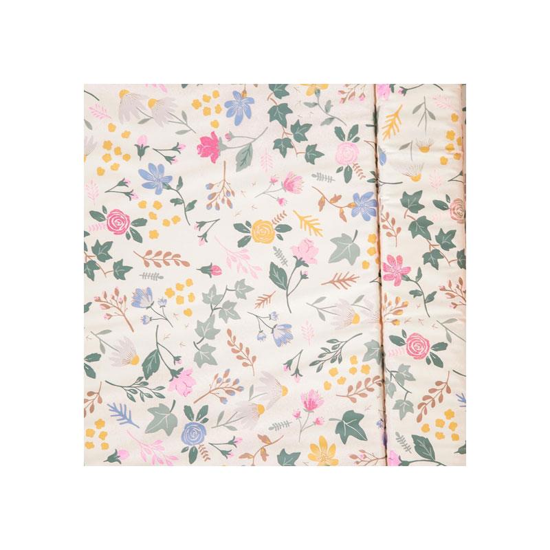 Red Kite Changing Mat With Flower Design And Raised Padded Edges Unisex Baby Rose And Ivy