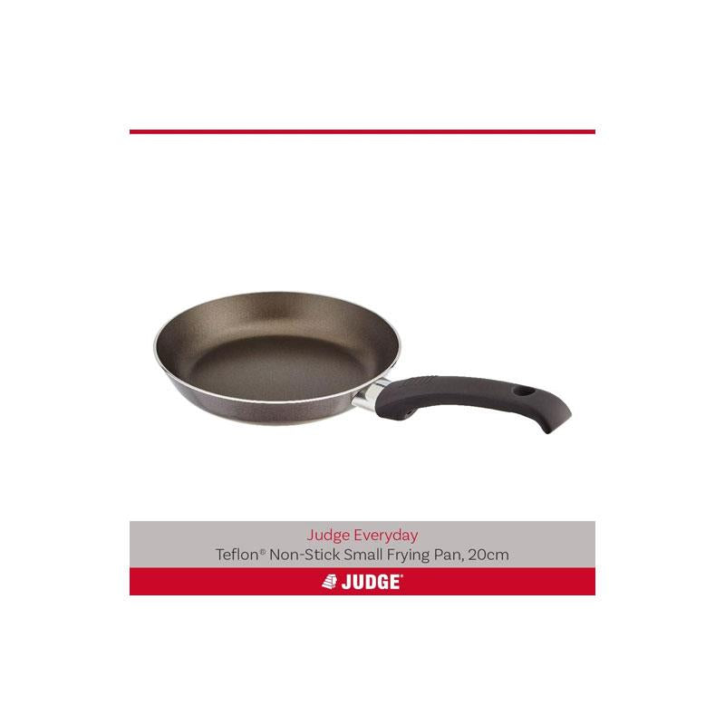 Judge Everyday Non-Stick Frying Pan 20cm Aluminium Stay Cool Handle Pewter