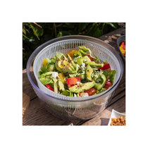 Judge Kitchen Salad Spinner Large Plastic Easy Spin Dryer Bowl Black And Grey Lid