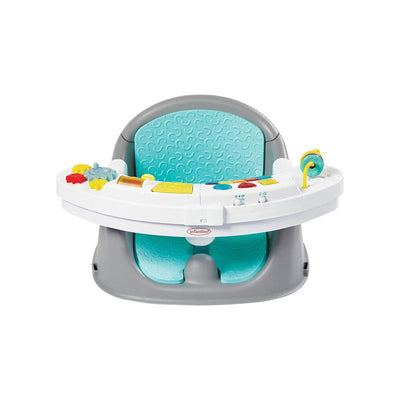 Infantino Music And Lights 3 in 1 Discovery Seat And Booster Baby Chair with Snack Tray and Activity Toys Multicolour