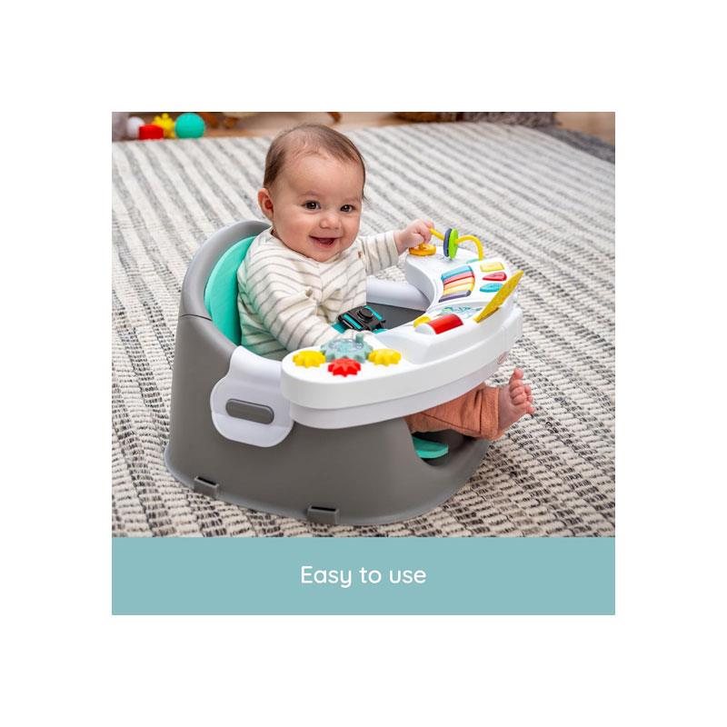 Infantino Music And Lights 3 in 1 Discovery Seat And Booster Baby Chair with Snack Tray and Activity Toys Multicolour Secondary image