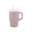 Infantino My First Tumbler Pirouette Pink 9oz Silicone Leak Resistant Straw Cup with Handle