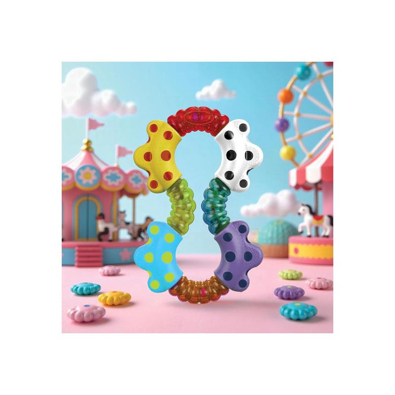 Playgro Click And Twist Baby Rattle Interactive Sensory Toy For Infants 3+ Months Multicolour Secondary image