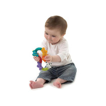 Playgro Click And Twist Baby Rattle Interactive Sensory Toy For Infants 3+ Months Multicolour