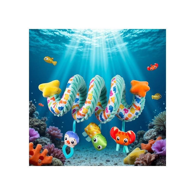 Playgro Ocean Wonders Twirly Whirly Sensory Toy For Infants 0+ Months Multicolour Secondary image