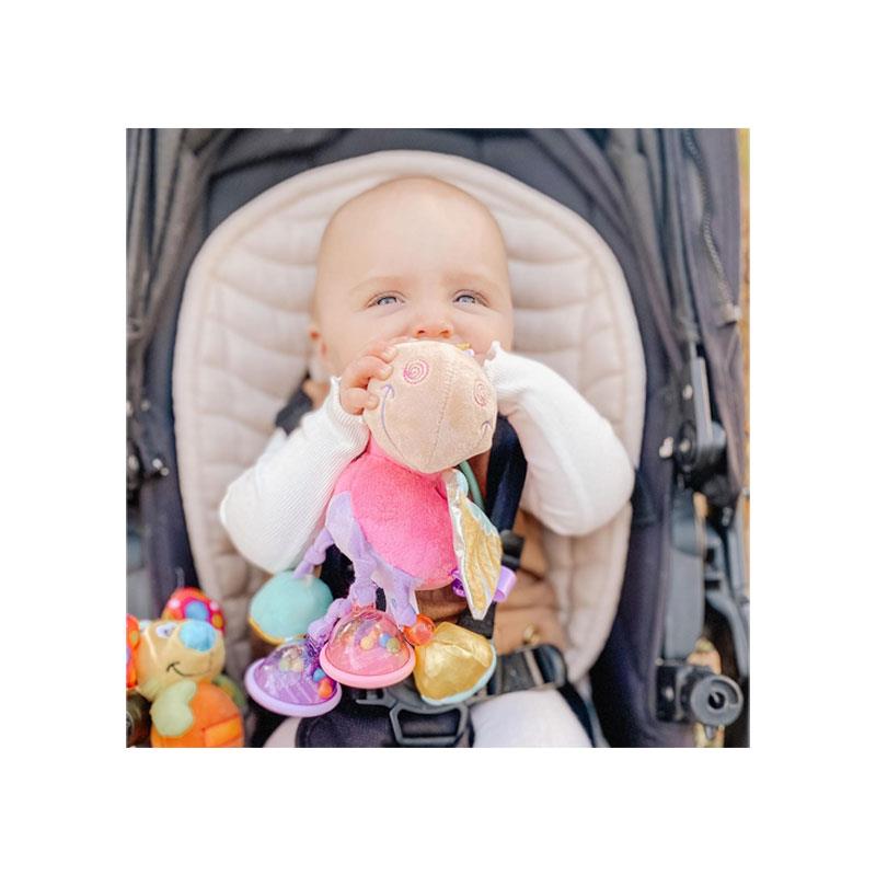 Playgro Unicorn Clip Clop Activity Rattle Nurturing Developmental Toy For 3+ Months Baby's First Rattles Pink