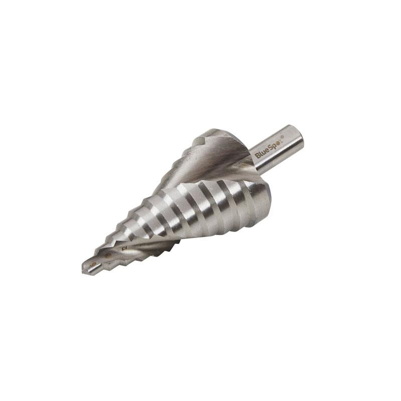 Blue Spot Tools HSS Spiral Flute Step Drill 6-36mm Silver