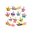 Furby Minis Collectible Figures 12-Pack With Changing Eyes And Hair Tufts Tiny 2.5cm Toys Kids Party Bag Fillers Multicolour