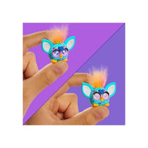 Furby Minis Collectible Figures 12-Pack With Changing Eyes And Hair Tufts Tiny 2.5cm Toys Kids Party Bag Fillers Multicolour