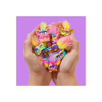 Furby Minis Collectible Figures 12-Pack With Changing Eyes And Hair Tufts Tiny 2.5cm Toys Kids Party Bag Fillers Multicolour