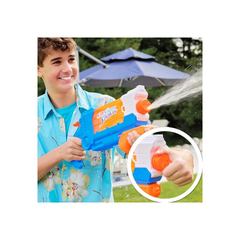 Nerf Super Soaker Flip Fill Water Blaster Garden Games Toys 887ml Multicolour Secondary image