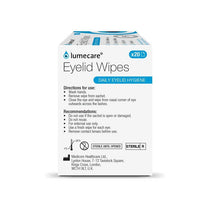 Lumecare Eyelid Wipes 20 Wipes Daily Eyelid Hygiene