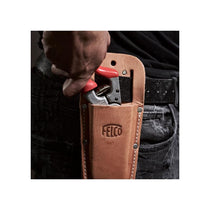 Felco 910 Leather Holster Genuine Leather Heavy Duty Stitching For All Felco Secateurs Belt Loop And Pocket Clip Garden Tools Brown