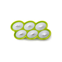 Zoku Premium Classic Ice Pop Moulds 6 Easy-Release 90ml Popsicle Molds With Sticks And Drip-Guards Green